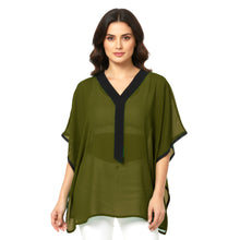 Chiffon Tulip Caftan Top | Flowy Casual Tunic S-5XL | 30 Colors C64