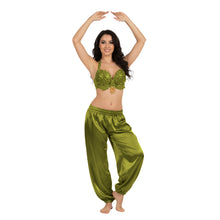 Satin Belly Dance Harem Pants | Flowy Trousers S-3XL | 41 Colors S66