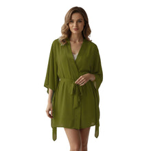 Chiffon Sheer Nightwear Bathrobe | Lingerie Robe S-5XL | 30 Colors C46
