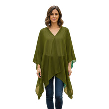 Chiffon Long Bolero Jacket Shrug | Sheer Cover-Up S-5XL | 30 Colors C50