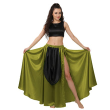 Satin A-Line Skirt w/ Side Slit | Flowy Dance Wear S-3XL | 41 Colors S39
