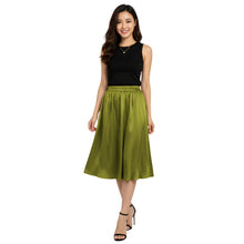 Satin Belly Dance Midi Skirt | Casual wear Skirt S-3XL | 41 Colors S35