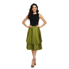 Satin Belly Dance Midi Skirt | Casual wear Skirt S-3XL | 41 Colors S35