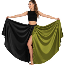 Reversible Full Circle Dance Skirt | Front Cut Flow S-3XL | 41 Colors S59