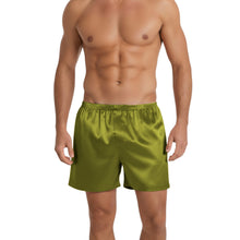 Men's Satin Nightwear Shorts | Sleep & Lounge Pant S-3XL | 41 Colors
