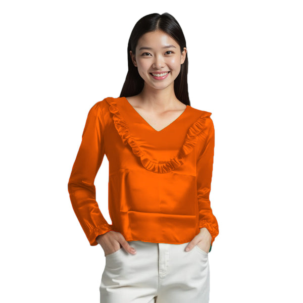 Black Satin Vintage Style Top Button Down Shirt Dress, Retro Glamour Blouse S-3XL (S143).