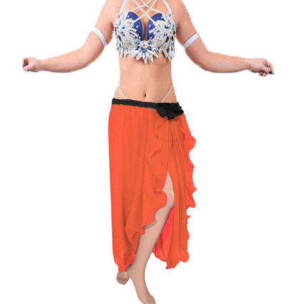 Chiffon New Design Belly dance Skirt C16- Regular Size 2