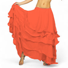 Voluminous! Chiffon 5-Layer Belly Dance Skirt | Full Coverage & Maximum Flow C25