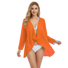 Chiffon Swimwear Cover Up Jacket | Sheer Beach Shrug S-5XL C77