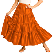 Ultimate Satin 32 Yard 4 Tier Skirt | Pro Belly Dance S-3XL S30
