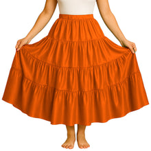 12 Yard 4 Tier Belly Dance Skirt | Full Volume Flow S-3XL S32