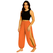 Sheer Chiffon Harem Yoga Pant | Flowing Belly Dance & Layering Trouser Side Cut harem Pant C19