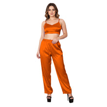 Turquoise Satin Flowy Trousers, comfortable casual pants.