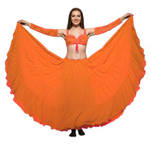 25 Yard 4-Tier Chiffon Belly Dance Skirt | Extreme Volume Sheer Dancewear C7