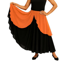 Ethereal Chiffon Belly Dance Skirt – Flowing Layers for Graceful Movemen-2