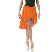 Chiffon High-Low Ballet Skirt | Asymmetrical Dance Wrap Skirt for Women | 30 Colors, S-5XL C41