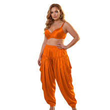 Satin Salwar Pants for Women – Wide Leg Harem Pants, S-5XL, 41 Colors S149
