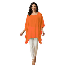 Chiffon Kaftan Top | Flowy Tunic Blouse S-5XL | 30 Colors C76