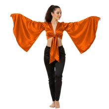 Satin Belly Dance Top | Self-Tie Choli Haut S-3XL | 41 Colors S37