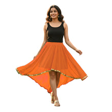 Chiffon High-Low Belly Dance Skirt | Designer Asym Flow S-5XL C66