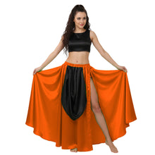 Satin A-Line Skirt w/ Side Slit | Flowy Dance Wear S-3XL | 41 Colors S39