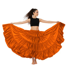 Ultimate Satin 25 Yard 4 Tier Skirt | Belly Dance Skirt S-5XL S20