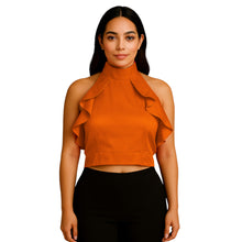 Satin Crop Top | Fancy Party Wear Blouse S-3XL | 41 Colors S92