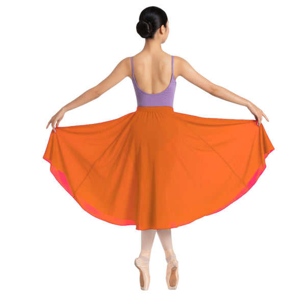 Chiffon Full Circle Ballet Skirt | 360° Flow Dance Maxi S-5XL C43