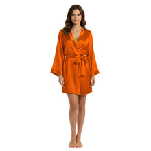 Satin Night Wear Bathrobe | Luxurious Kimono Robe S-3XL | 41 Colors S104
