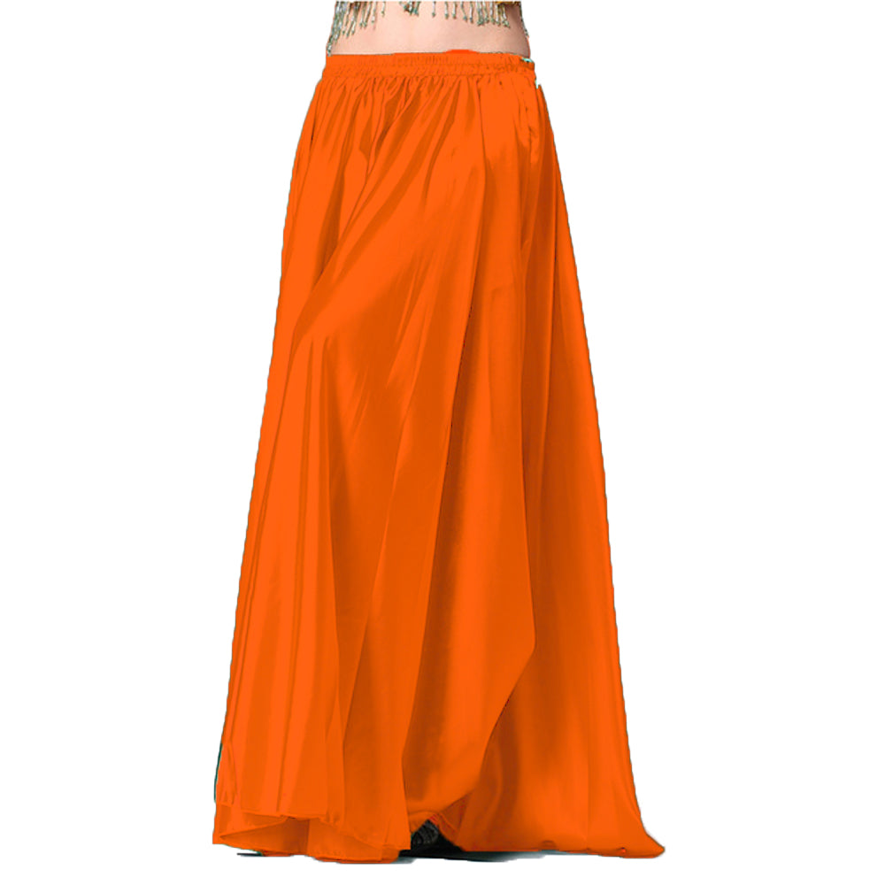 Satin Belly Dance Full Circle Skirt S69 - Regular Size 2