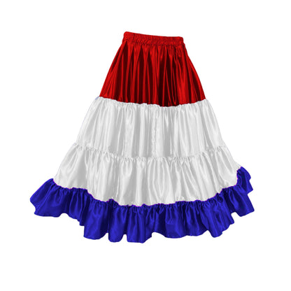 PARAGUAY Flag Skirt satin 25 yard multi color Skirt S31