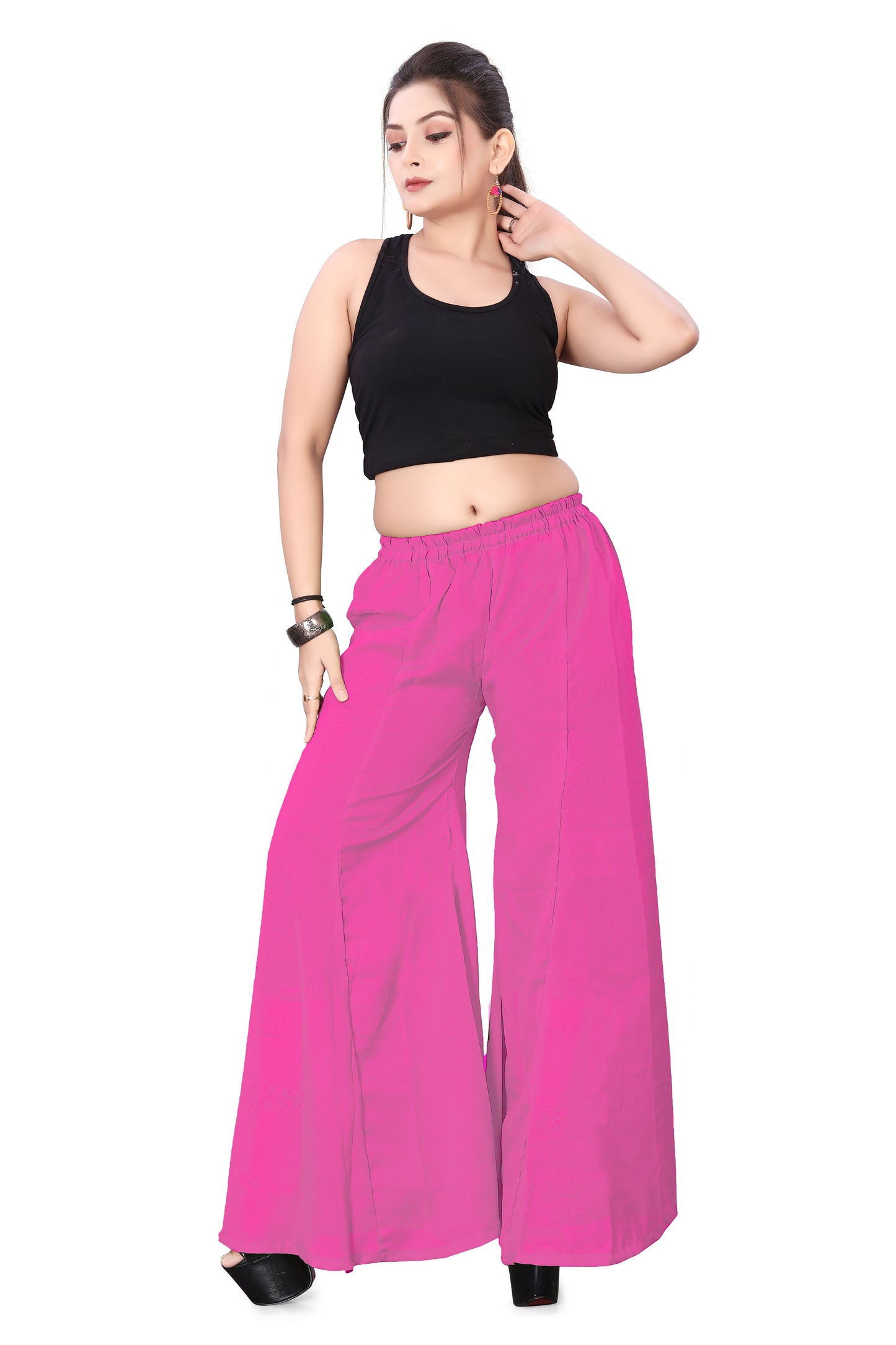 Chiffon Wide Leg Palazzo Pants C17-Regular Size 2