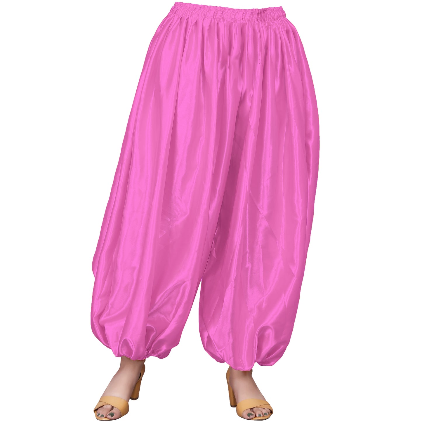 Satin Aladdin Harem Pant Long Boohoo Belly Dance Pant S132- Regular Size 2