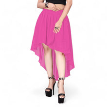 Chiffon Asymmetrical High-Low Skirt | Modern Dance, Lyrical, Belly Dance Fusion C9