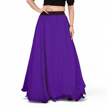 Chiffon Full Circle Belly Dance Skirt C12- Regular Size 2