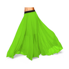 Chiffon Half Circle Belly Dance Skirt | Sleek A-Line Flow Practice Wear C13