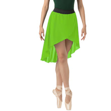 Chiffon High-Low Ballet Skirt | Asymmetrical Dance Wrap Skirt for Women | 30 Colors, S-5XL C41