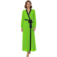 Chiffon Long Sheer Bathrobe | Pool & Resort Cover-Up S-5XL C62