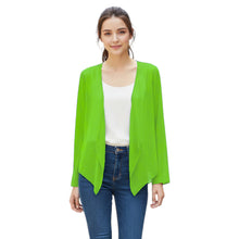 Chiffon Long Sleeve Shrug | Sheer Bolero Cover-Up S-5XL | 30 Colors C49