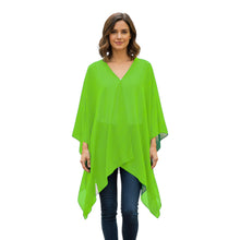 Chiffon Long Bolero Jacket Shrug | Sheer Cover-Up S-5XL | 30 Colors C50