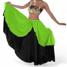 Chiffon 2 layer Belly Dance Skirt C1- Regular Size 2