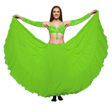 25 Yard 4-Tier Chiffon Belly Dance Skirt | Extreme Volume Sheer Dancewear C7