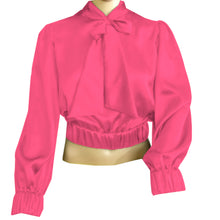 Party wear Satin Bow Blouse And Bow Shirt S27  - Regular Size 2