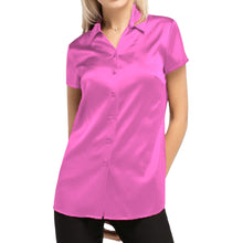 Satin Short Sleeve Shirt S118 - Regular Size 2