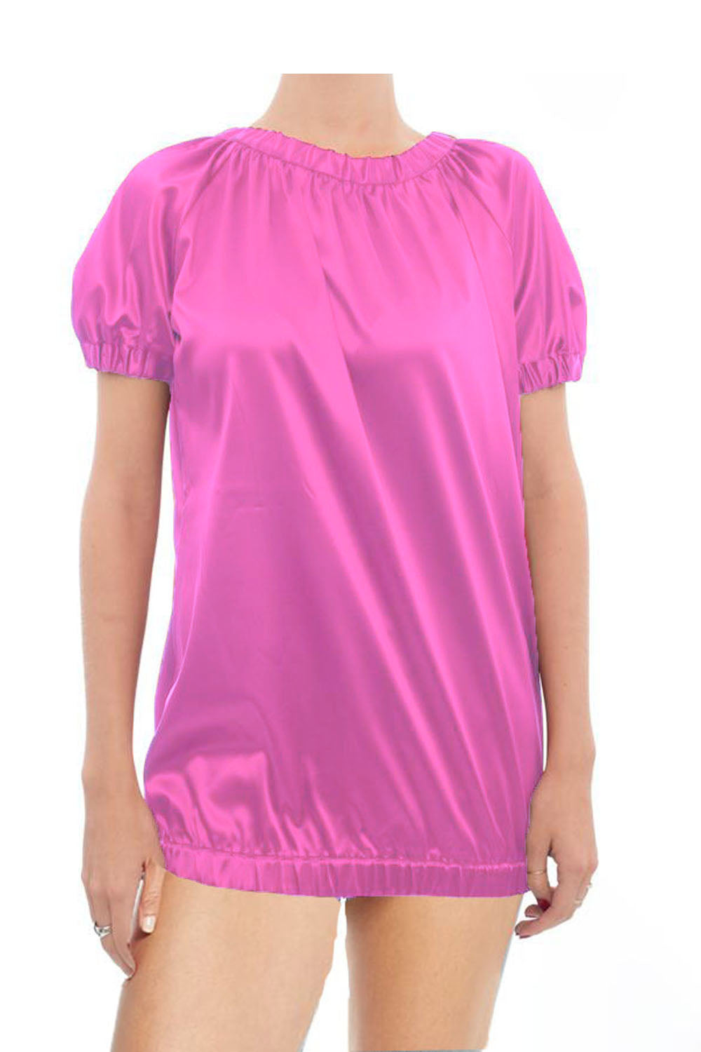 Satin Loose T shirt S106 - Regular Size 2