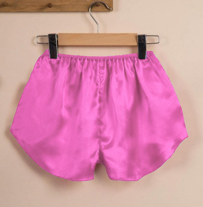 Satin Short Mini Pant For Girls Night wear S78 - Regular Size 2