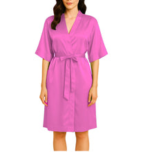 Satin Night Wear Bathrobe | Luxurious Kimono Robe S-3XL | 41 Colors S79