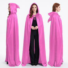 Satin Halloween Hooded Robe Cape – Costume, Cosplay & Party Wear S151