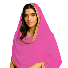 Sheer Chiffon Belly Dance Veil | Flowing Dance Dupatta Prop & Costume Accent C21