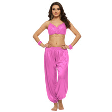 Satin Belly Dance Harem Pants | Flowy Trousers S-3XL | 41 Colors S10